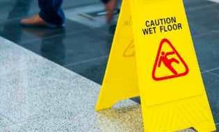 wet floor sign